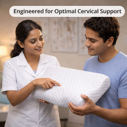 Orthopedic Cervical Pillow – Premium Memory Foam Neck & Head Support